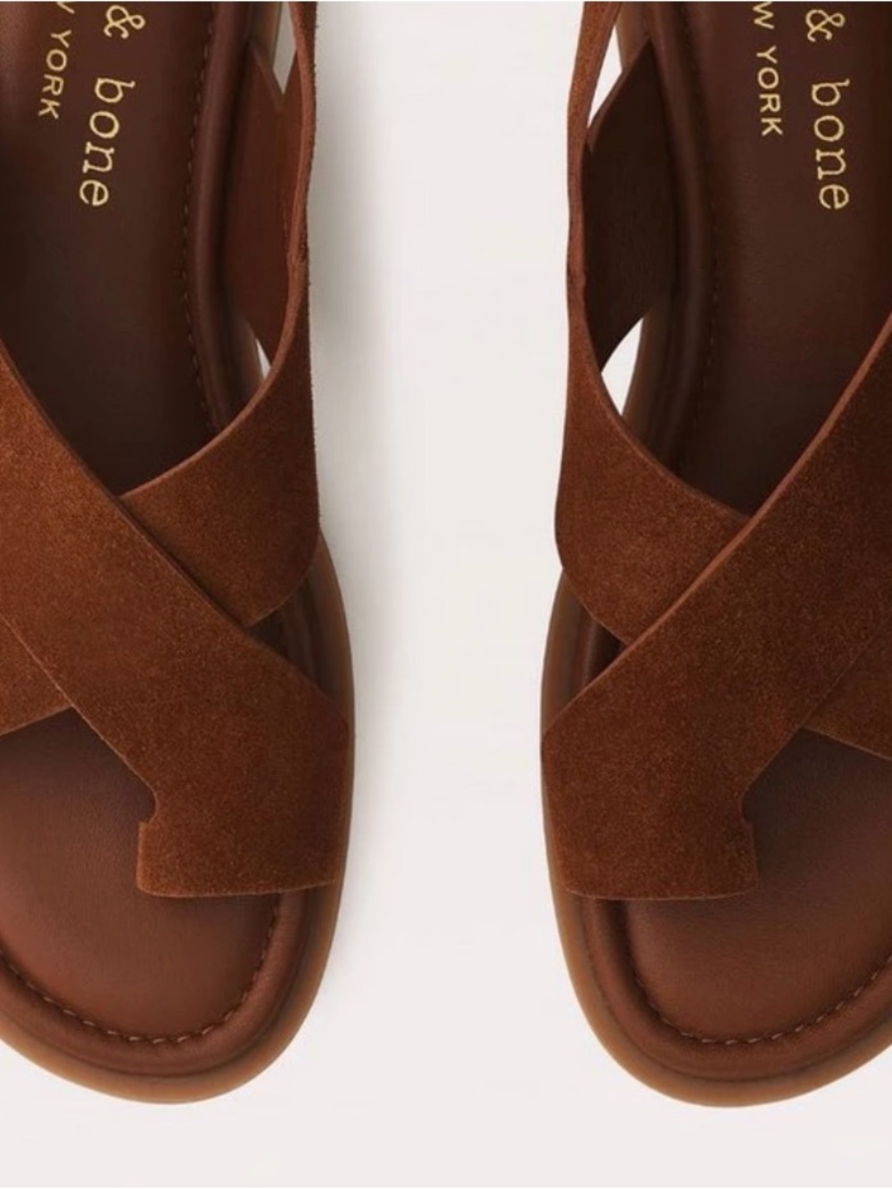 Rag & Bone Women’s Gio Toe Loop Suede Sandals - BRAND NEW/NEVER USED - Size 9 - Picture 4 of 5